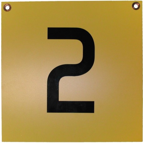 JEU DE 25 PLAQUES NUMEROTEES DE 1 A 25 