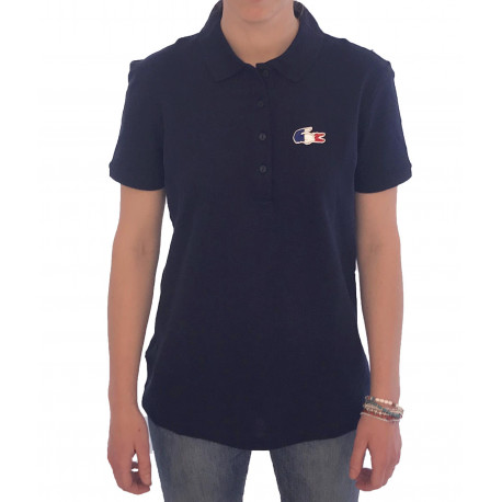 Polo lacoste crocodile cheap bleu blanc rouge