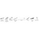 PAGAIE SWIFT ALU 220CM - DEMONTABLE 4 PARTIES