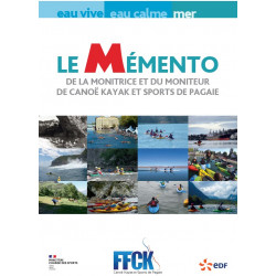 Mémento du moniteur et monitrice de Canoe Kayak et Sports de Pagaie