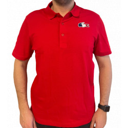 POLO LACOSTE HOMME ROUGE